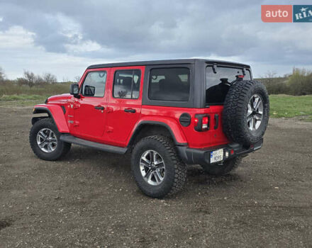 Красный Джип Вранглер, объемом двигателя 2 л и пробегом 138 тыс. км за 27500 $, фото 9 на Automoto.ua