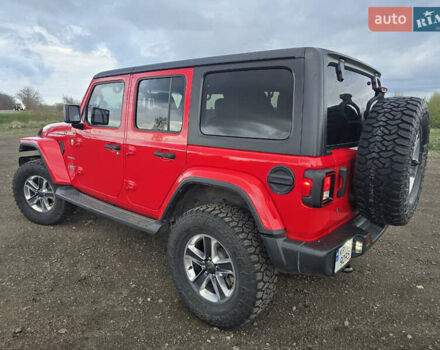 Красный Джип Вранглер, объемом двигателя 2 л и пробегом 138 тыс. км за 27500 $, фото 6 на Automoto.ua