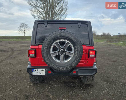 Красный Джип Вранглер, объемом двигателя 2 л и пробегом 138 тыс. км за 27500 $, фото 4 на Automoto.ua