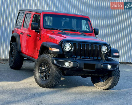 Красный Джип Вранглер, объемом двигателя 2 л и пробегом 72 тыс. км за 36000 $, фото 3 на Automoto.ua