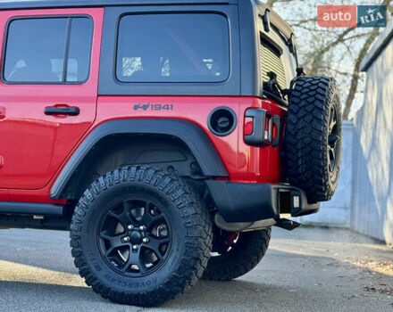 Красный Джип Вранглер, объемом двигателя 2 л и пробегом 72 тыс. км за 36000 $, фото 6 на Automoto.ua
