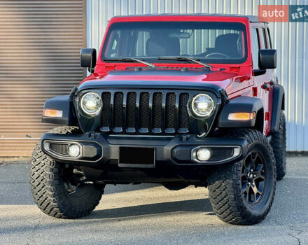 Красный Джип Вранглер, объемом двигателя 2 л и пробегом 72 тыс. км за 36000 $, фото 1 на Automoto.ua