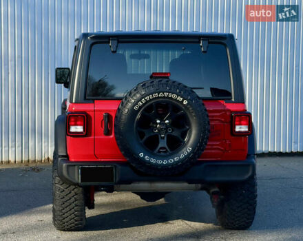 Красный Джип Вранглер, объемом двигателя 2 л и пробегом 72 тыс. км за 36000 $, фото 14 на Automoto.ua
