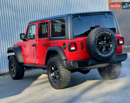 Красный Джип Вранглер, объемом двигателя 2 л и пробегом 72 тыс. км за 36000 $, фото 13 на Automoto.ua