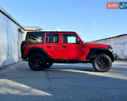Красный Джип Вранглер, объемом двигателя 2 л и пробегом 72 тыс. км за 36000 $, фото 5 на Automoto.ua