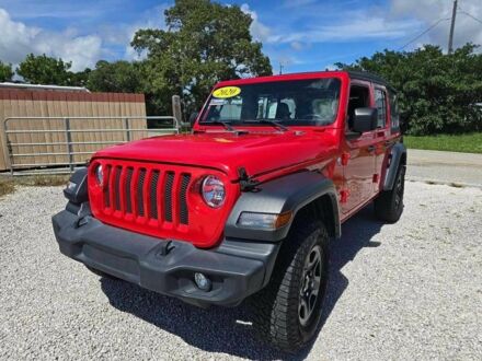 Красный Джип Вранглер, объемом двигателя 0 л и пробегом 34 тыс. км за 28000 $, фото 1 на Automoto.ua