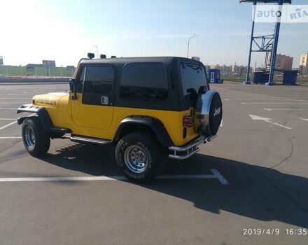 Жовтий Джип Wrangler, об'ємом двигуна 2.5 л та пробігом 180 тис. км за 14800 $, фото 11 на Automoto.ua