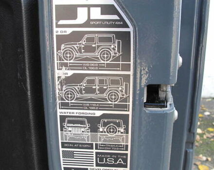 Сірий Джип Wrangler, об'ємом двигуна 2 л та пробігом 21 тис. км за 43900 $, фото 69 на Automoto.ua