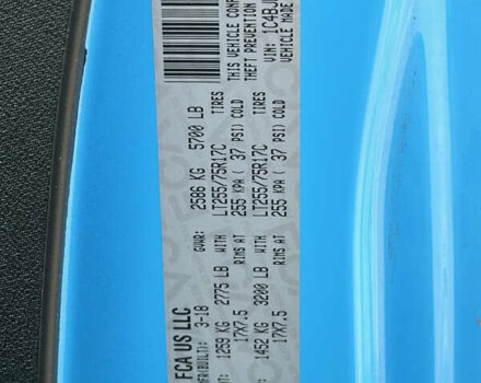 Джип Вранглер 2018 в Одессе на Automoto.ua Синий Джип Вранглер, объемом двигателя 3.61 л и пробегом 80 тыс. км за 45000 $, фото 26 на Automoto.ua