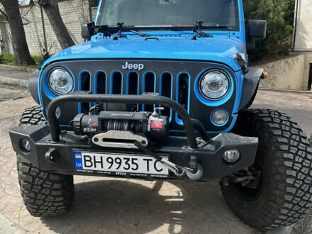 Джип Вранглер 2018 в Одессе на Automoto.ua Синий Джип Вранглер, объемом двигателя 3.61 л и пробегом 80 тыс. км за 45000 $, фото 1 на Automoto.ua
