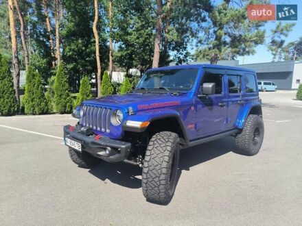 Джип Вранглер 2019 в Буче на Automoto.ua Синий Джип Вранглер, объемом двигателя 3.6 л и пробегом 65 тыс. км за 65000 $, фото 1 на Automoto.ua