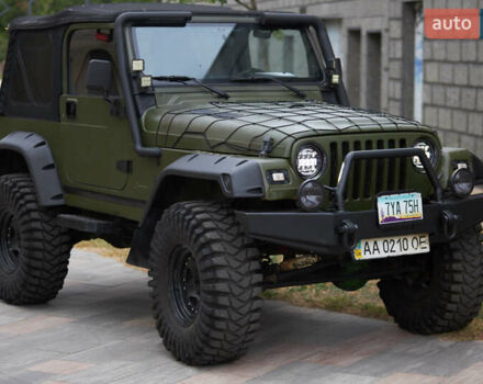 Зеленый Джип Вранглер, объемом двигателя 4 л и пробегом 177 тыс. км за 15900 $, фото 9 на Automoto.ua