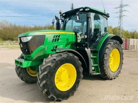 Джон Дир 6150 R 2014 в Звенигородка на Automoto.ua Зеленый Джон Дир 6150 R, объемом двигателя 6.8 л и пробегом 10 тыс. км за 64325 $, фото 1 на Automoto.ua