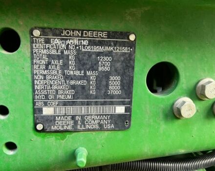 Зеленый Джон Дир 6195 M, объемом двигателя 0 л и пробегом 0 тыс. км за 152077 $, фото 11 на Automoto.ua