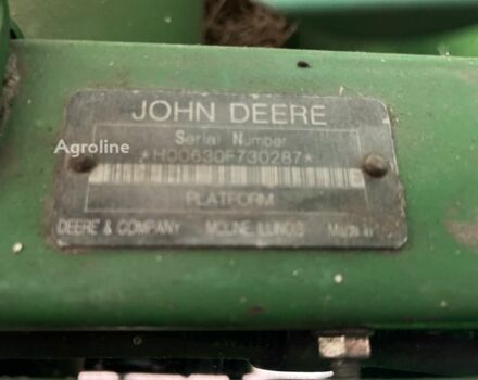 Джон Дир 630F, объемом двигателя 0 л и пробегом 0 тыс. км за 35389 $, фото 5 на Automoto.ua