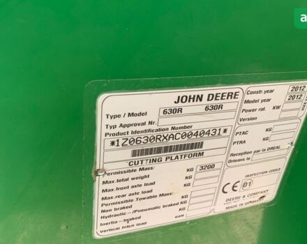 Джон Дір 630R, об'ємом двигуна 0 л та пробігом 1 тис. км за 43716 $, фото 8 на Automoto.ua