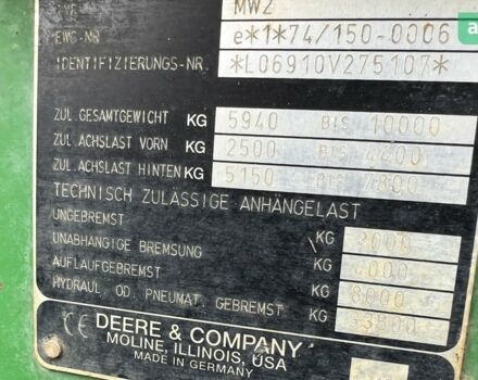Джон Дир 6910, объемом двигателя 6.8 л и пробегом 9 тыс. км за 39900 $, фото 27 на Automoto.ua