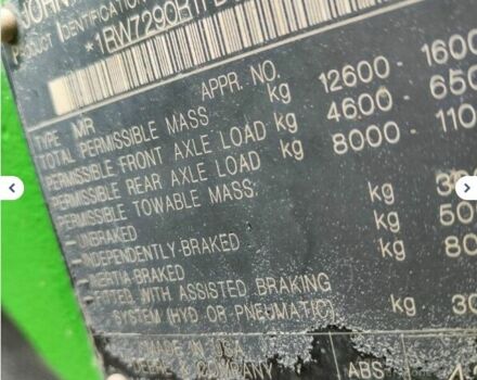 Джон Дир 7290R, объемом двигателя 0 л и пробегом 0 тыс. км за 69870 $, фото 8 на Automoto.ua