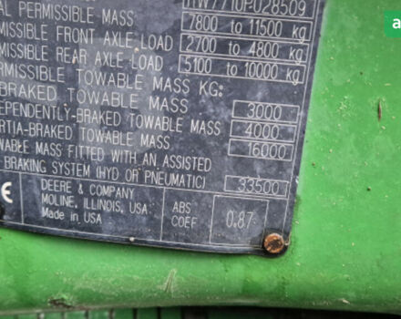 Джон Дір 7710, об'ємом двигуна 0 л та пробігом 0 тис. км за 40833 $, фото 21 на Automoto.ua