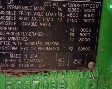 Джон Дир 8320Р, объемом двигателя 0 л и пробегом 0 тыс. км за 203532 $, фото 1 на Automoto.ua