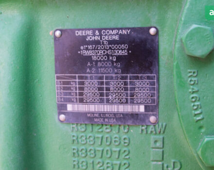 Джон Дир 8370Р, объемом двигателя 0 л и пробегом 0 тыс. км за 291081 $, фото 11 на Automoto.ua