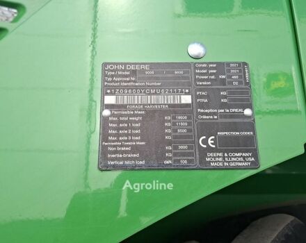 Джон Дир 9600, объемом двигателя 0 л и пробегом 0 тыс. км за 230025 $, фото 15 на Automoto.ua