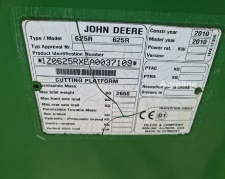 Джон Дир T670, объемом двигателя 0 л и пробегом 0 тыс. км за 121446 $, фото 52 на Automoto.ua