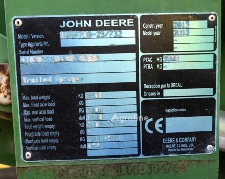 Зелений Джон Дір Другая, об'ємом двигуна 0 л та пробігом 0 тис. км за 17442 $, фото 1 на Automoto.ua