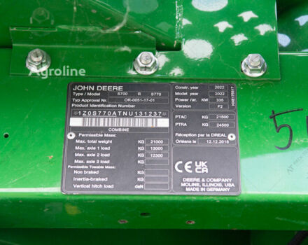 Зеленый Джон Дир Другая, объемом двигателя 0 л и пробегом 0 тыс. км за 16924424 $, фото 9 на Automoto.ua