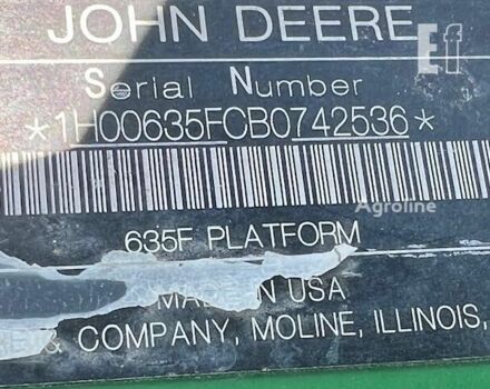 Зеленый Джон Дир Другая, объемом двигателя 0 л и пробегом 0 тыс. км за 22970 $, фото 23 на Automoto.ua