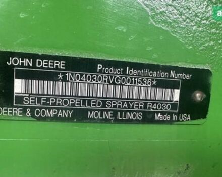 Джон Дир R4030, объемом двигателя 0 л и пробегом 0 тыс. км за 170000 $, фото 19 на Automoto.ua