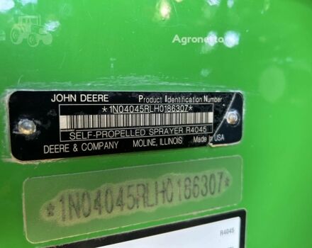 Зеленый Джон Дир R4045, объемом двигателя 0 л и пробегом 0 тыс. км за 366847 $, фото 5 на Automoto.ua