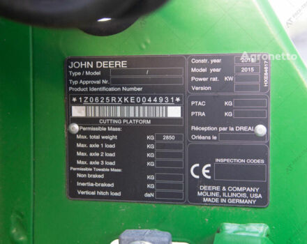 Зеленый Джон Дир S670, объемом двигателя 0 л и пробегом 0 тыс. км за 14150856 $, фото 27 на Automoto.ua