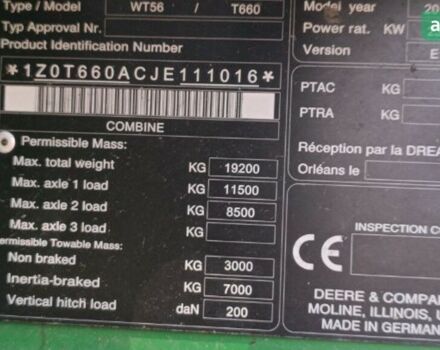 Джон Дір T 660, об'ємом двигуна 0 л та пробігом 0 тис. км за 253987 $, фото 11 на Automoto.ua