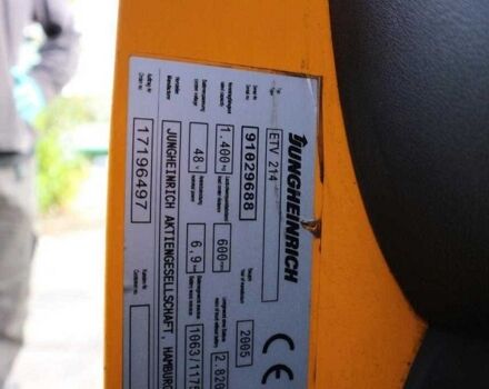 Юнгхайнрих ETV214, объемом двигателя 0 л и пробегом 0 тыс. км за 9158 $, фото 2 на Automoto.ua