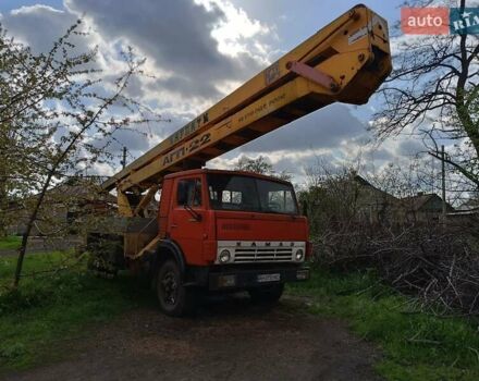 Красный КамАЗ 43253, объемом двигателя 10.85 л и пробегом 86 тыс. км за 13500 $, фото 1 на Automoto.ua
