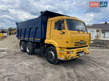 Жовтий КамАЗ 6520, об'ємом двигуна 11.85 л та пробігом 245 тис. км за 21000 $, фото 1 на Automoto.ua