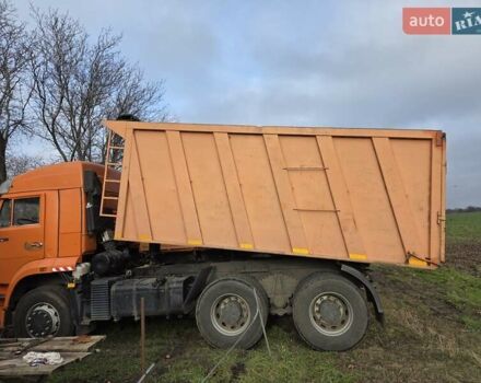 Оранжевый КамАЗ 6520, объемом двигателя 11.76 л и пробегом 1000 тыс. км за 23300 $, фото 2 на Automoto.ua