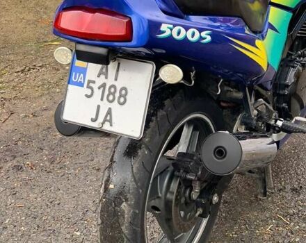 Синій Кавасакі GPZ, об'ємом двигуна 0.5 л та пробігом 35 тис. км за 1500 $, фото 5 на Automoto.ua