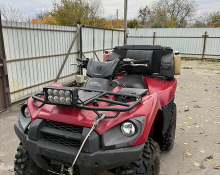 Красный Кавасаки Brute Force 750, объемом двигателя 0.75 л и пробегом 6 тыс. км за 8000 $, фото 2 на Automoto.ua