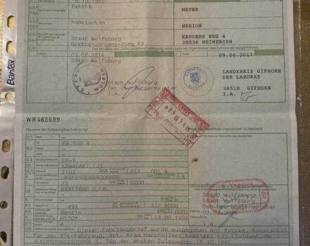 Синий Кавасаки ER-5, объемом двигателя 0.5 л и пробегом 36 тыс. км за 3100 $, фото 43 на Automoto.ua