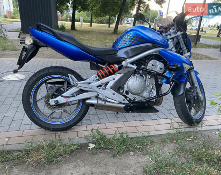 Синій Кавасакі ER-6N, об'ємом двигуна 0.65 л та пробігом 47 тис. км за 4000 $, фото 1 на Automoto.ua