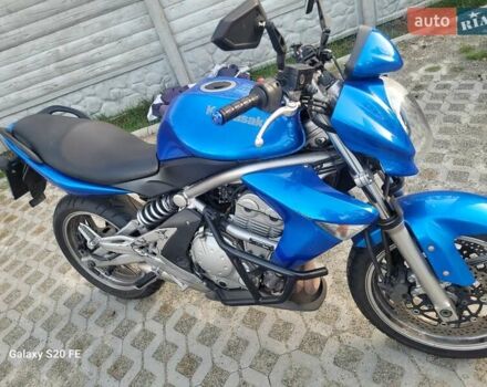 Синий Кавасаки ER 650, объемом двигателя 0.65 л и пробегом 44 тыс. км за 3800 $, фото 5 на Automoto.ua