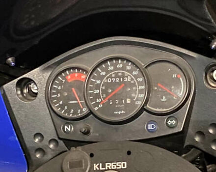 Синий Кавасаки KLR 650, объемом двигателя 0.65 л и пробегом 12 тыс. км за 5300 $, фото 10 на Automoto.ua