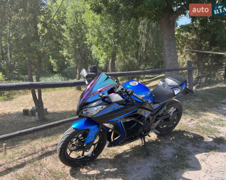 Синий Кавасаки Ninja 250, объемом двигателя 0.25 л и пробегом 13 тыс. км за 3400 $, фото 1 на Automoto.ua