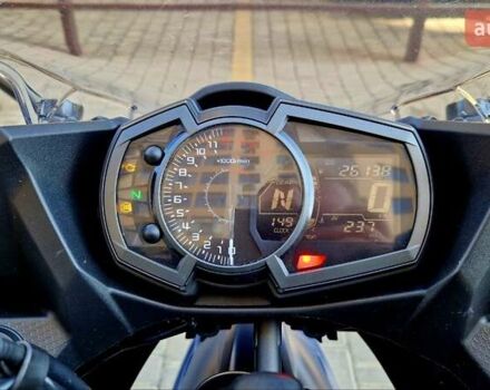 Синий Кавасаки Ninja 400, объемом двигателя 0.4 л и пробегом 26 тыс. км за 5400 $, фото 1 на Automoto.ua