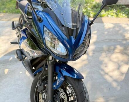 Синий Кавасаки Ninja 400, объемом двигателя 0.4 л и пробегом 27 тыс. км за 5500 $, фото 1 на Automoto.ua