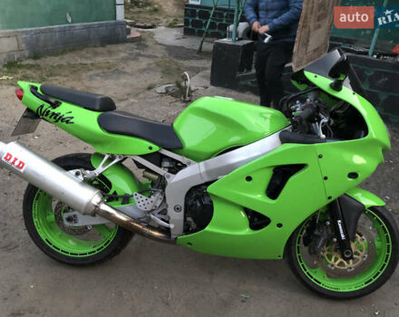 Зеленый Кавасаки Ninja 600 ZX-6R, объемом двигателя 0.6 л и пробегом 47 тыс. км за 2600 $, фото 1 на Automoto.ua