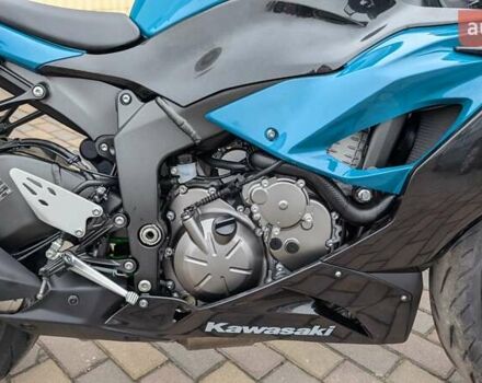 Синий Кавасаки Ninja 636 ZX-6R, объемом двигателя 0.64 л и пробегом 4 тыс. км за 12499 $, фото 2 на Automoto.ua