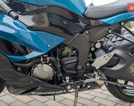 Синий Кавасаки Ninja 636 ZX-6R, объемом двигателя 0.64 л и пробегом 4 тыс. км за 12499 $, фото 1 на Automoto.ua